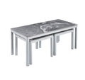 Amber Coffee Table with Stone Top