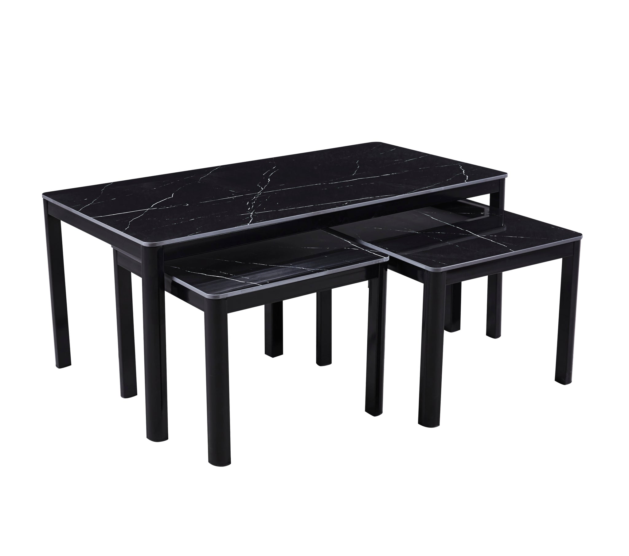 Amber Coffee Table with Stone Top