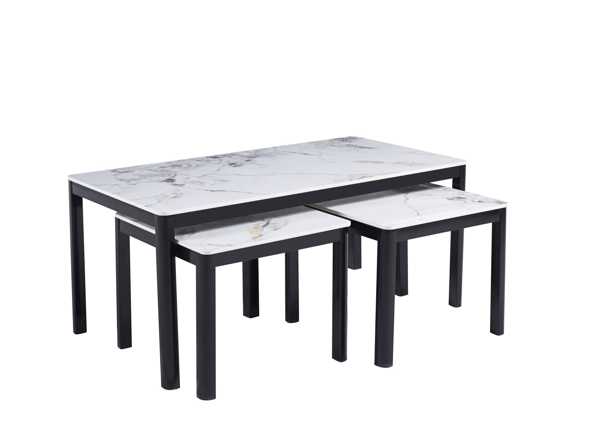 Amber Coffee Table with Stone Top